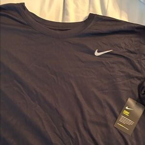 Nike Dri-Fit Men's Dark Gray Short Sleeve Tee